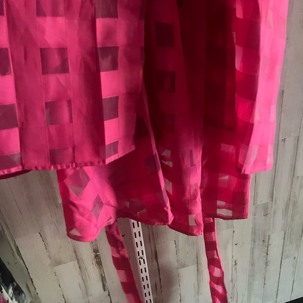 Pink Geometric Patterned Dress - Picture 9 of 13